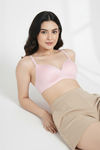 Zivame Marshmallow Padded Non Wired 3/4Th Coverage T-Shirt - Mary Rose — thumbnail 5